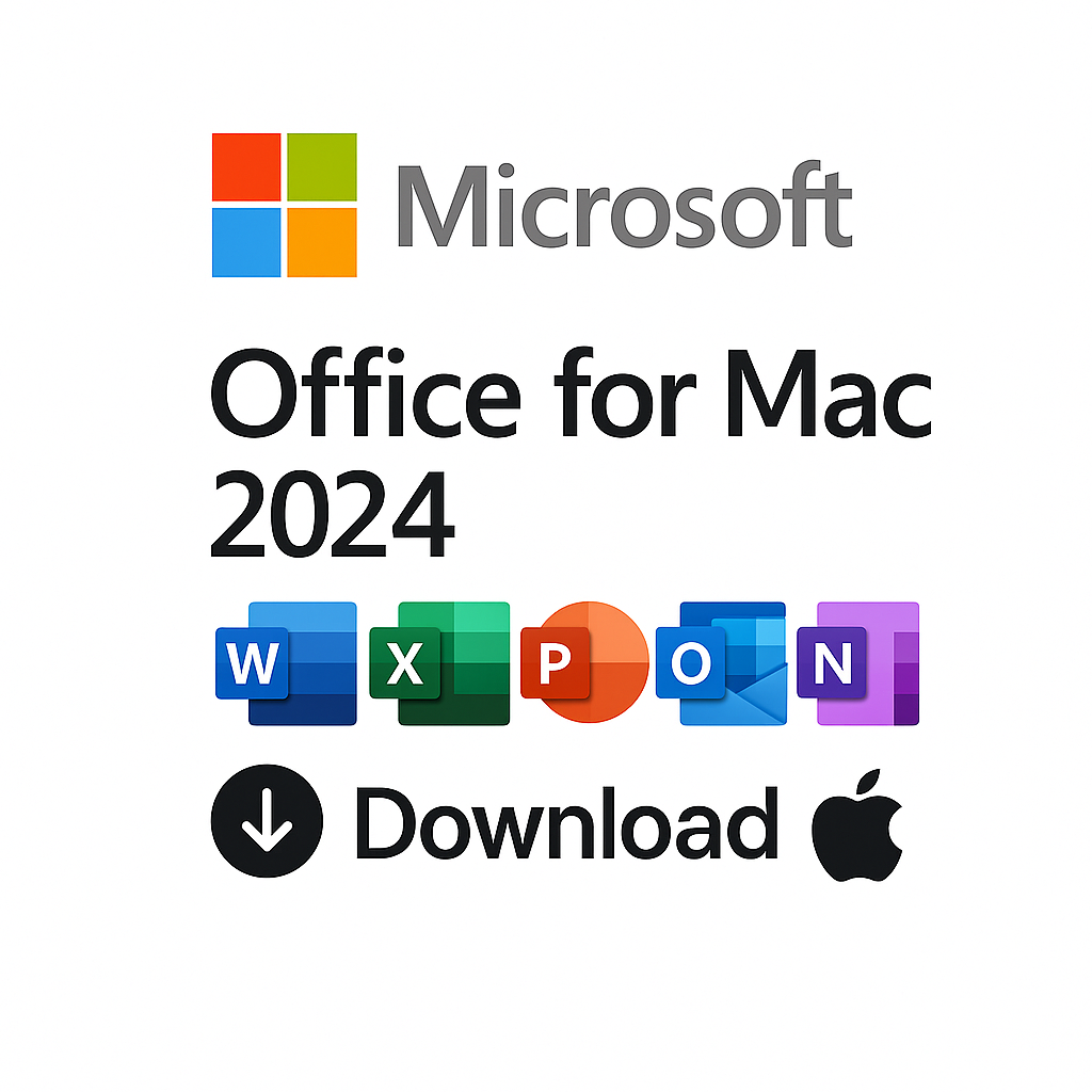 Microsoft Office Mac 2024 | full version | Word, Excel, PowerPoint, Outlook