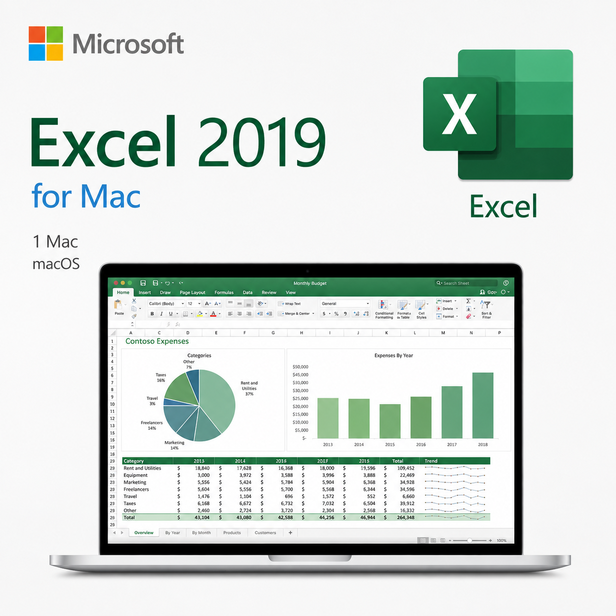 Microsoft Excel 2019 for Mac