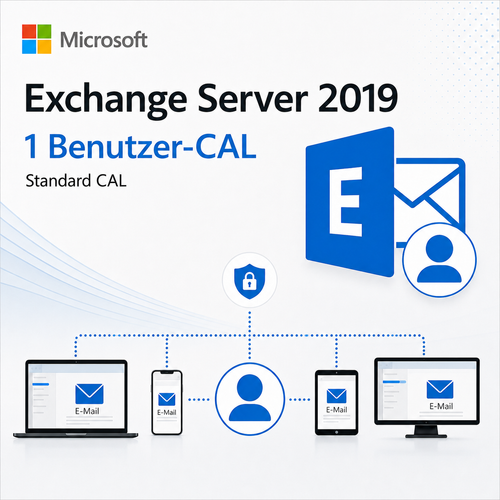 Microsoft Exchange Server 2019 Standard – 1 User CAL