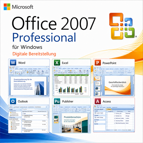 Microsoft Office 2007 Professional für Windows
