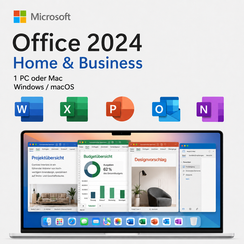 Microsoft Office 2024 Home & Business for Mac & Windows