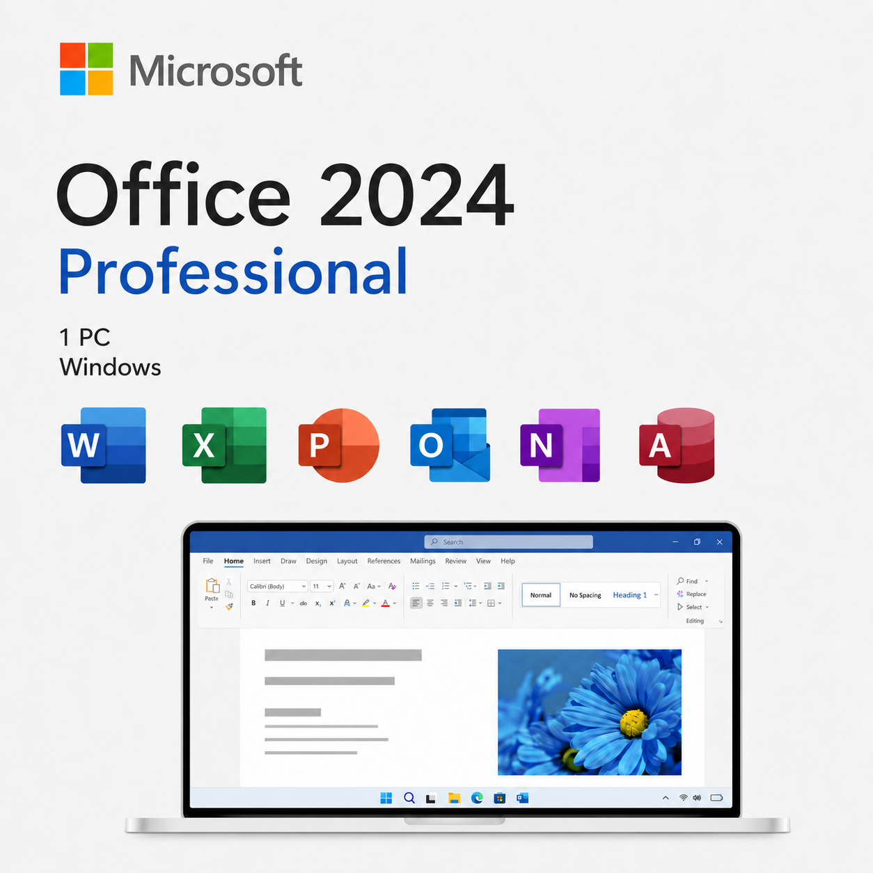Microsoft Office Professional 2024 for Windows – English product image