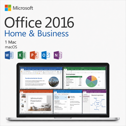 Microsoft Office 2016 Home & Business für Mac