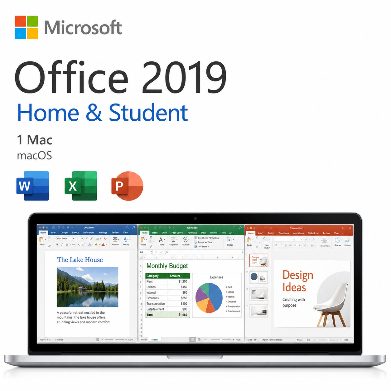 Microsoft Office Home and Student 2019 for Mac