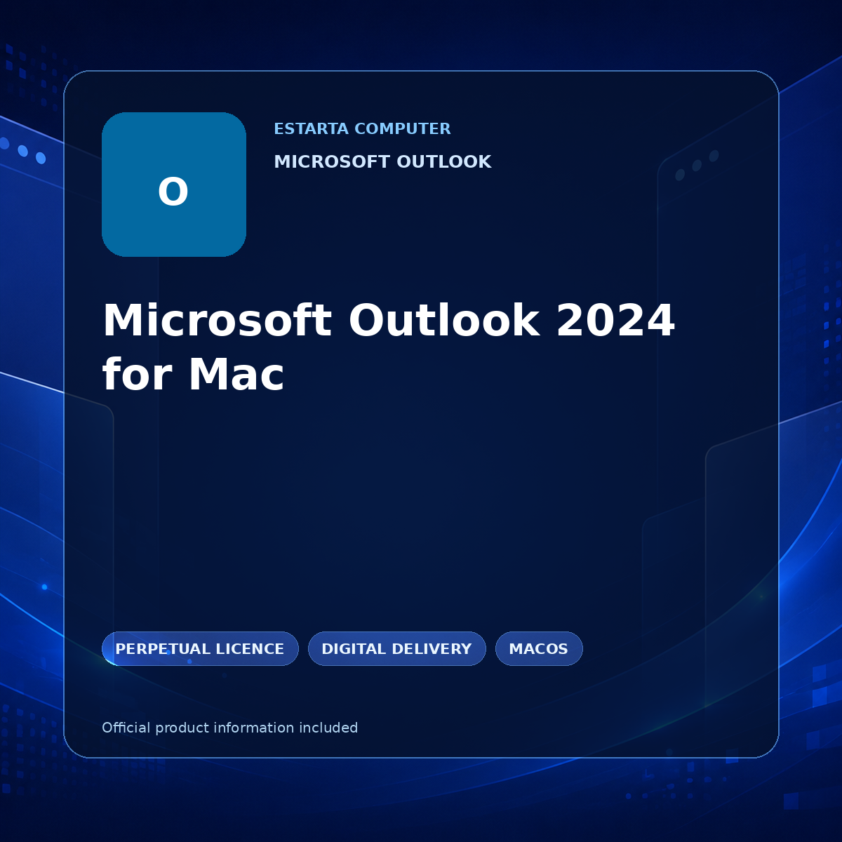 Microsoft Outlook 2024 for Mac – digital software product image