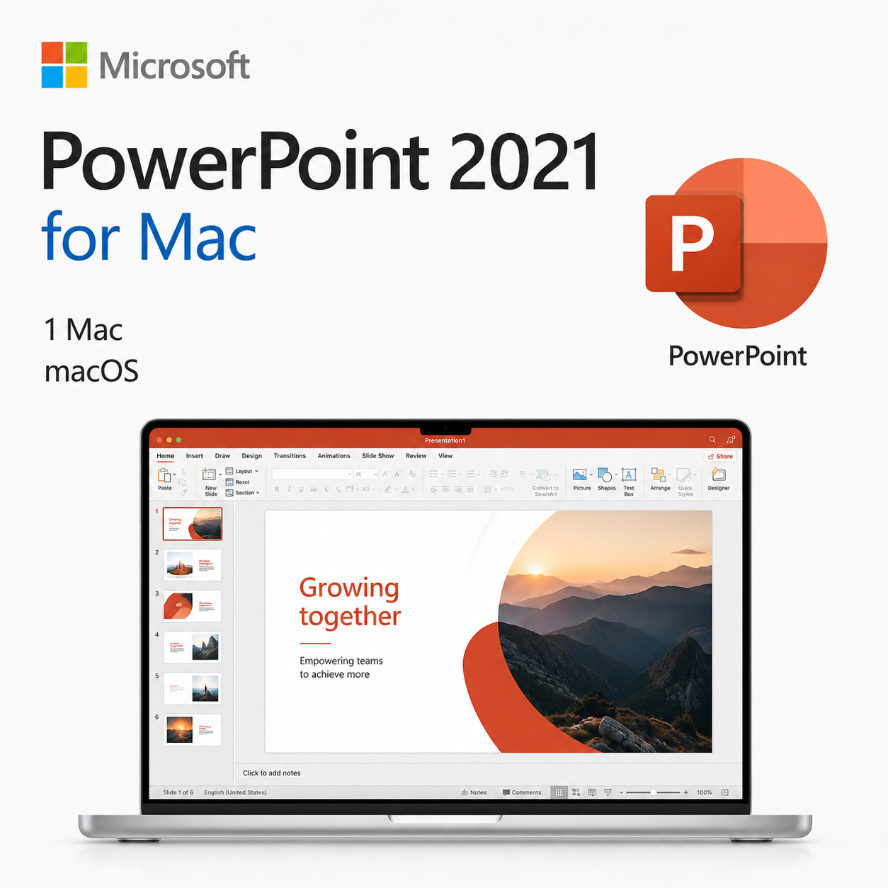 Microsoft PowerPoint 2021 for Mac