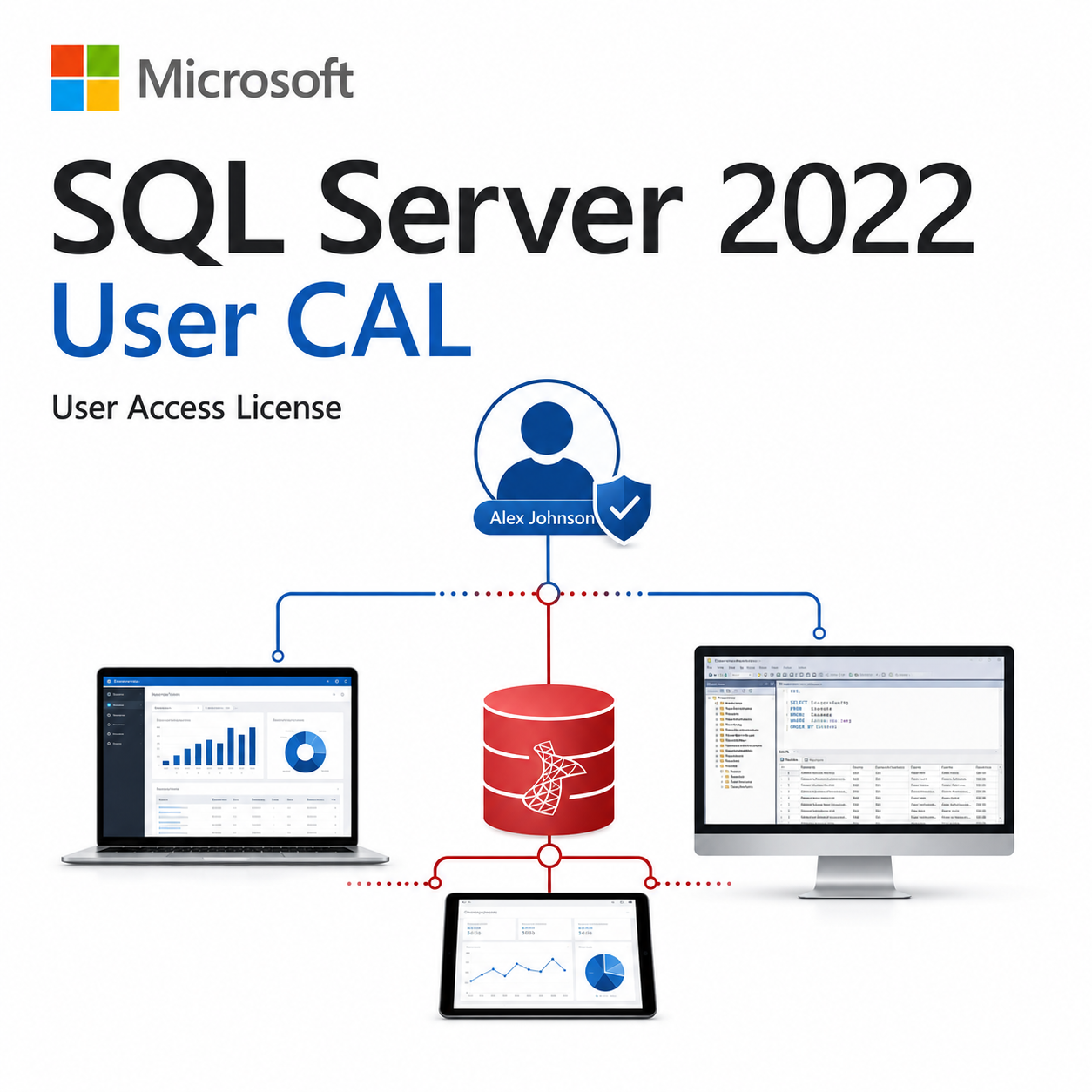 Microsoft SQL Server 2022 User CAL – English product image
