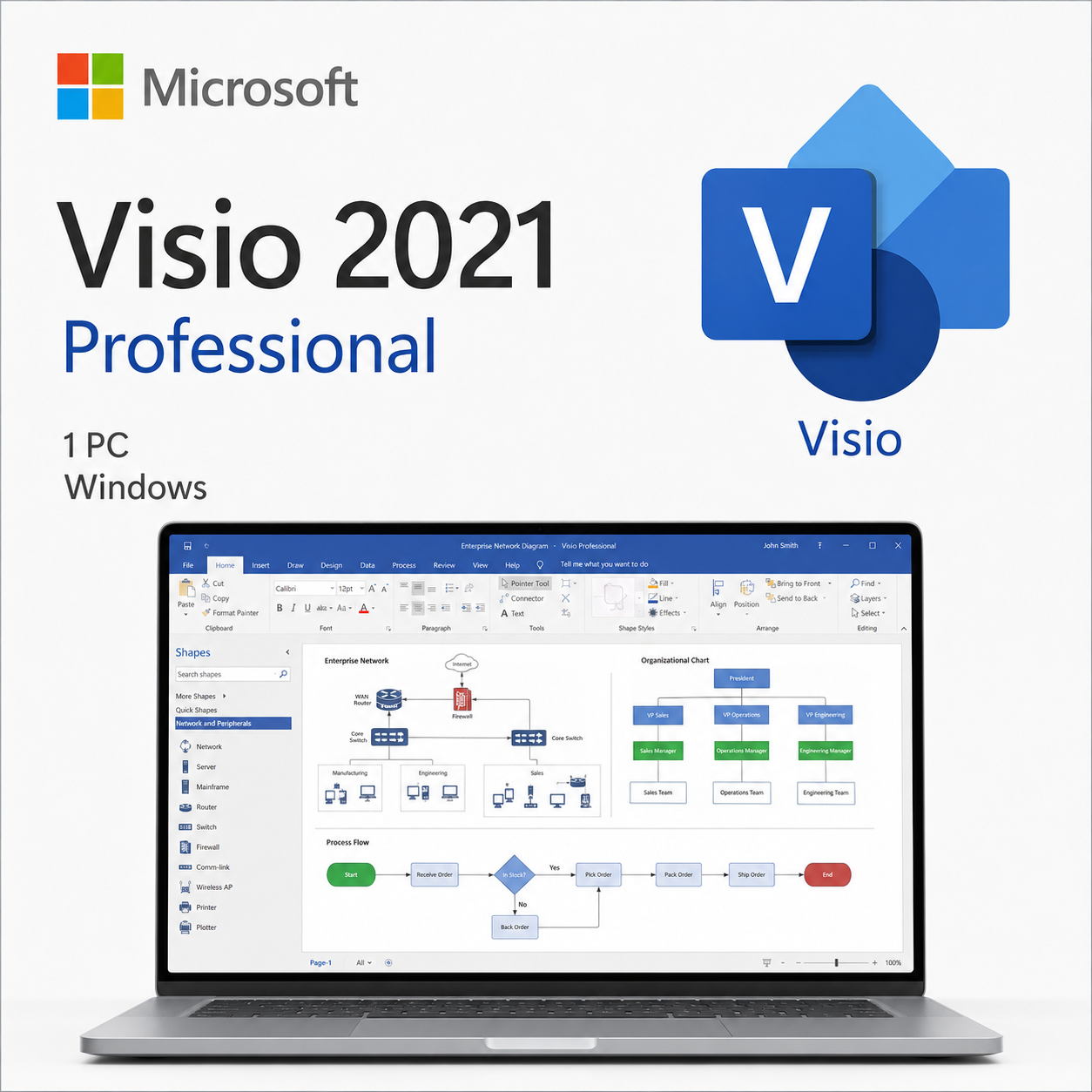 Microsoft Visio 2021 Professional for Windows