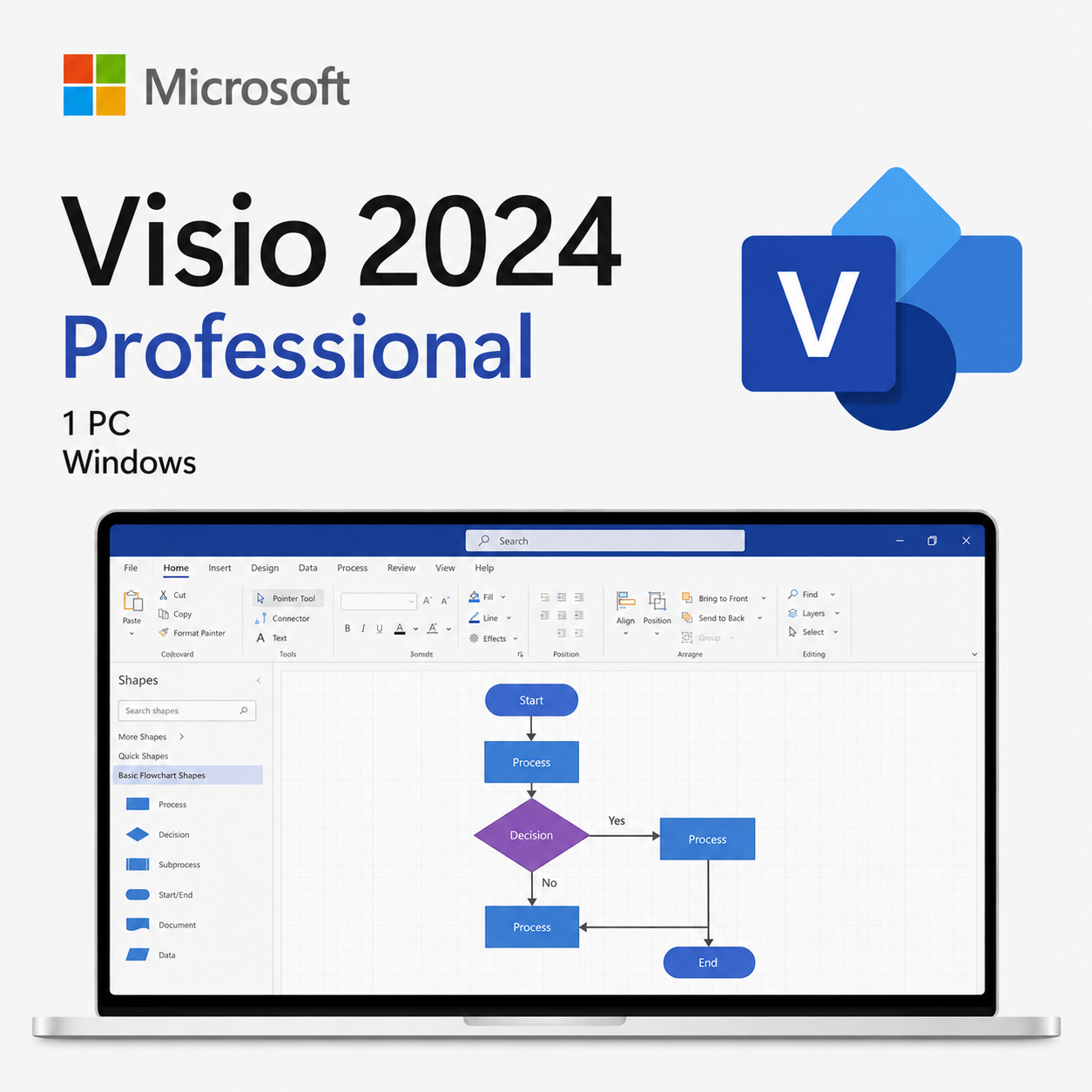 Microsoft Visio 2024 Professional – English product image