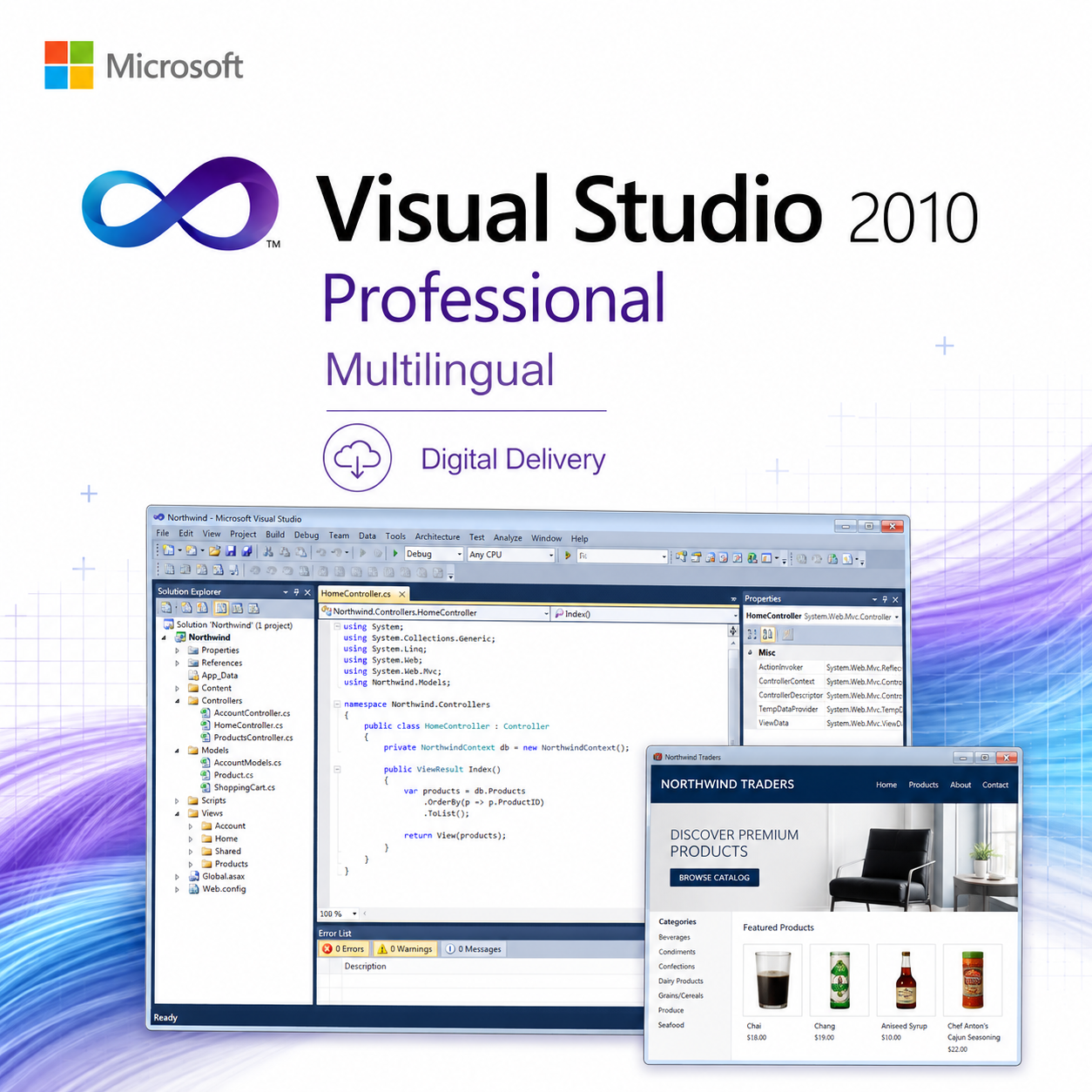 Microsoft Visual Studio 2010 Professional – English product image