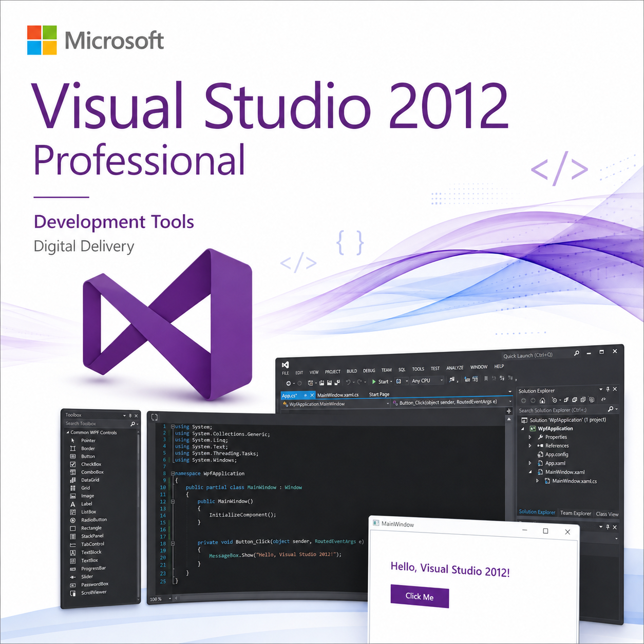 Microsoft Visual Studio 2012 Professional – English product image