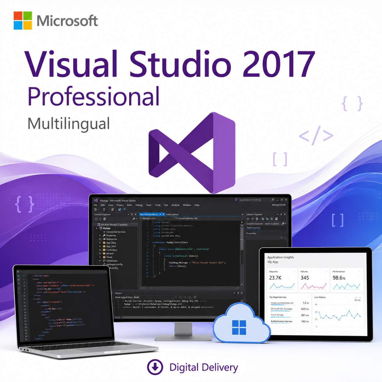 Microsoft Visual Studio 2017 Professional – English product image