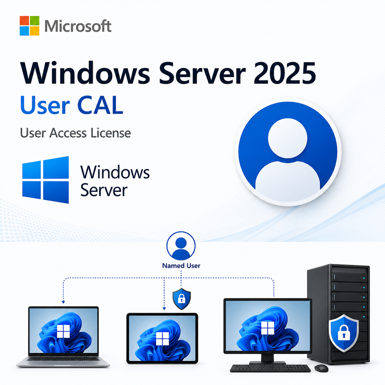 Windows Server 2025 User CAL – English product image