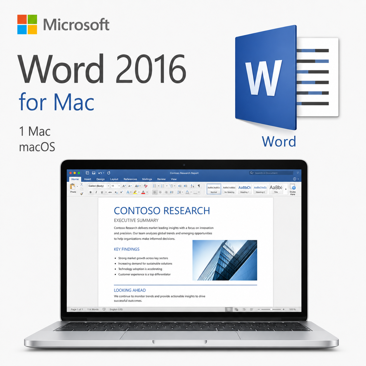 Microsoft Word 2016 for Mac