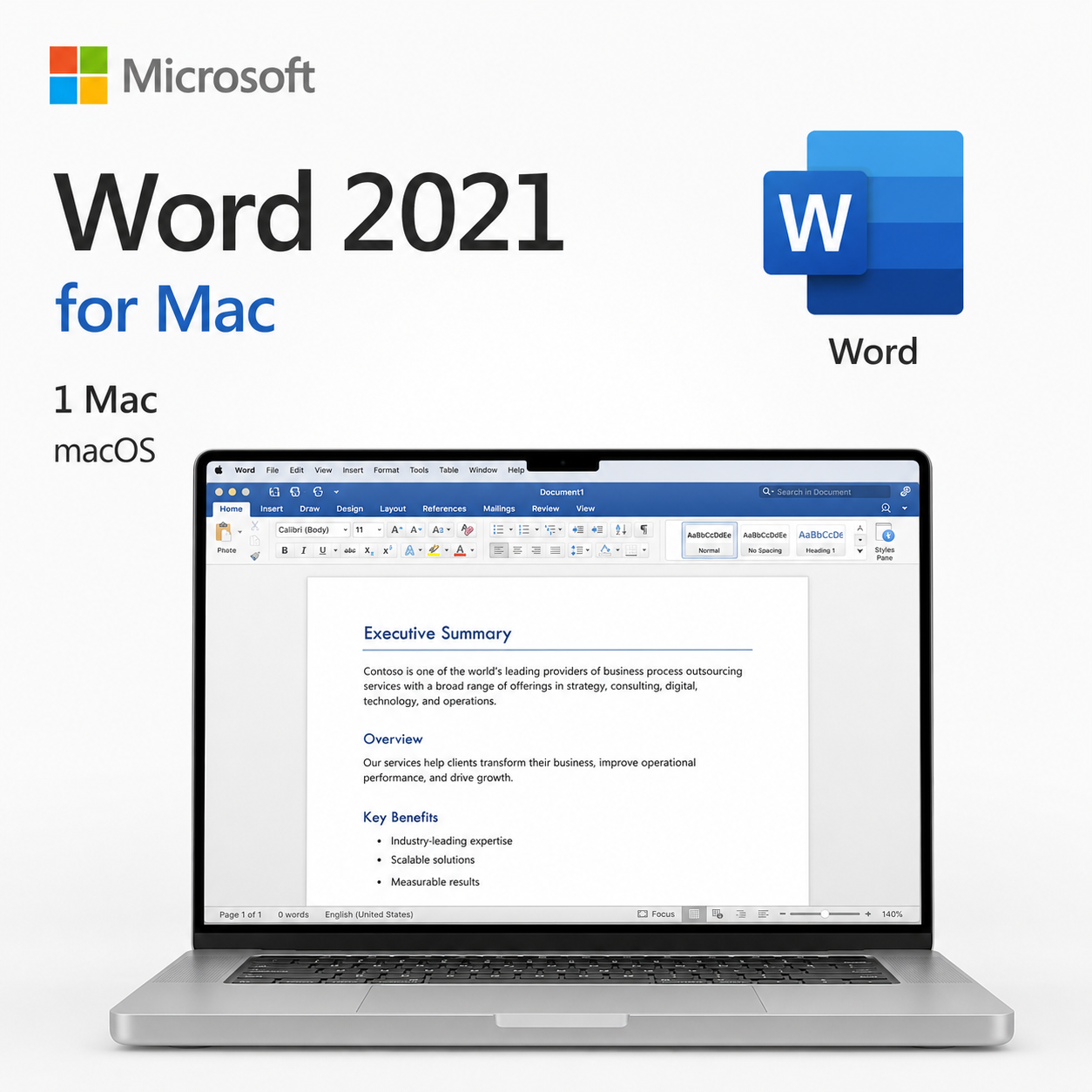 Microsoft Word 2021 for Mac