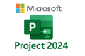 show Microsoft Project 2024 Logo and green